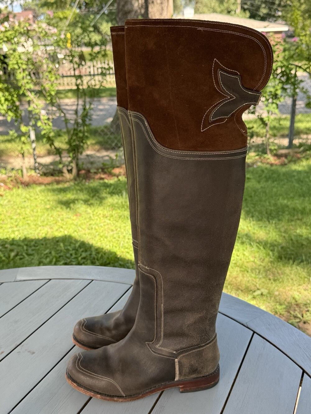 Timberland Boot Lucille Leather Suede Over The Knee Riding Boots Women’s Size 8M